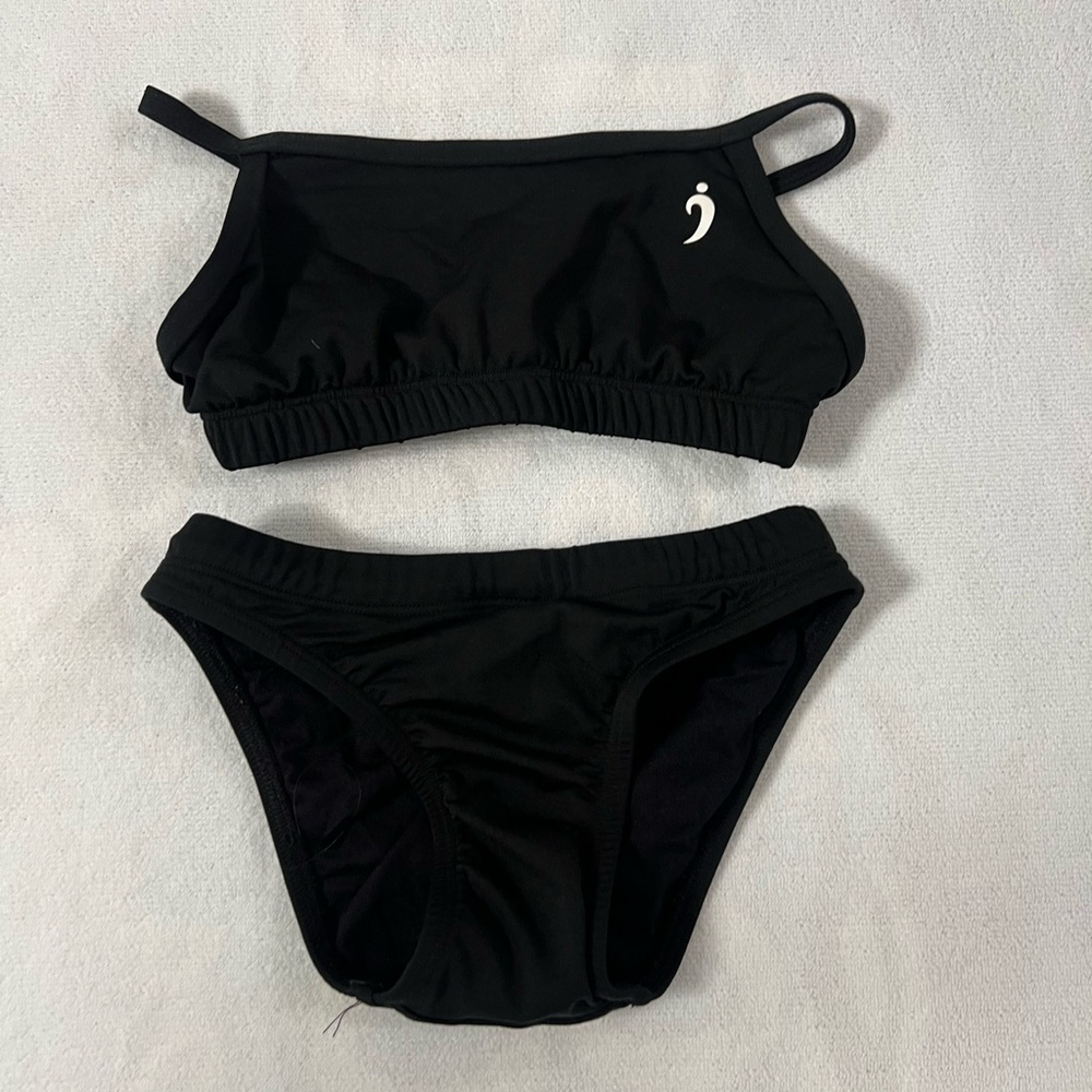 Black Kids Swim Bikini